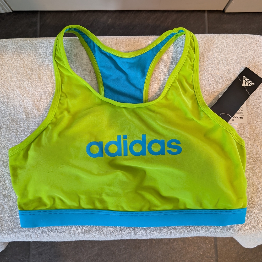 Adidas Performance Swimwear Lime Green Blue